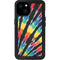 Liquid Blue Tie Dye - Rainbow iPhone 15 Plus Waterproof Case